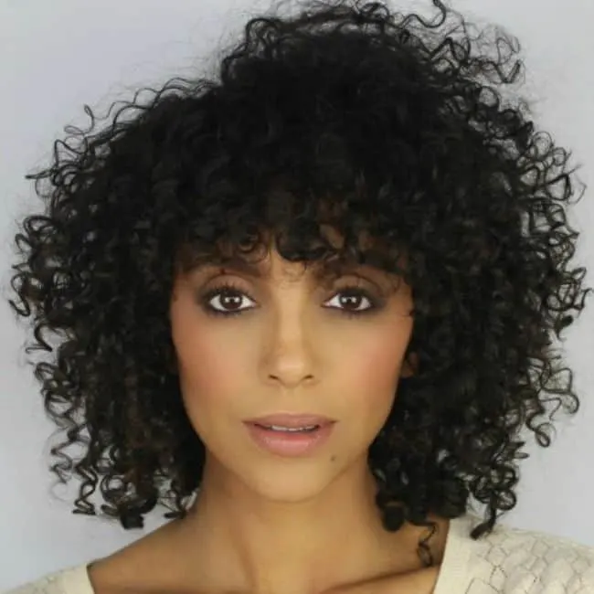 thin curly hairstyles for women