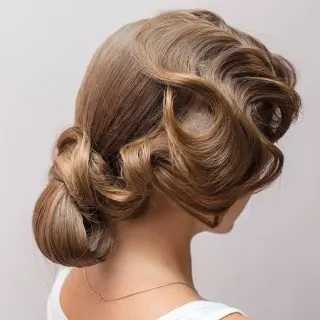 finger wave hairstyle for long hair