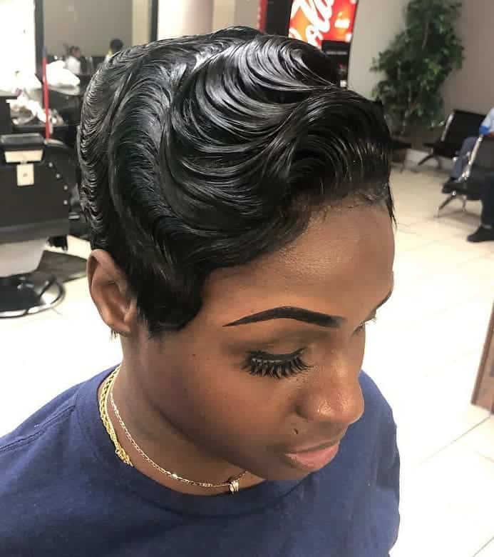 Classic Finger Wave Hairstyle  Iman Hairstyles  Hairstyles Weekly