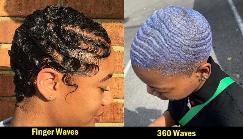 Finger Waves vs 360 Waves