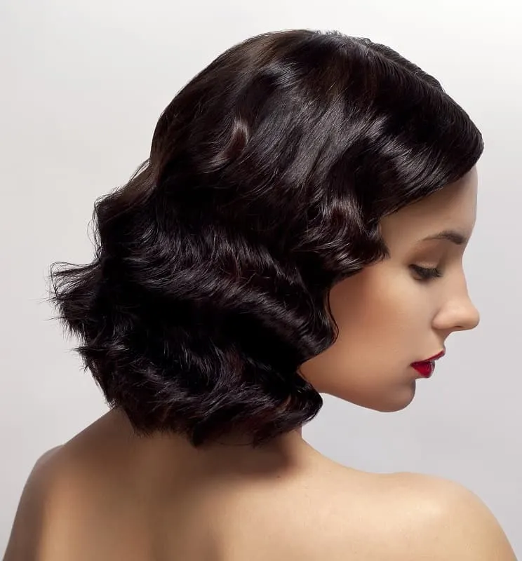 finger waves on short hair