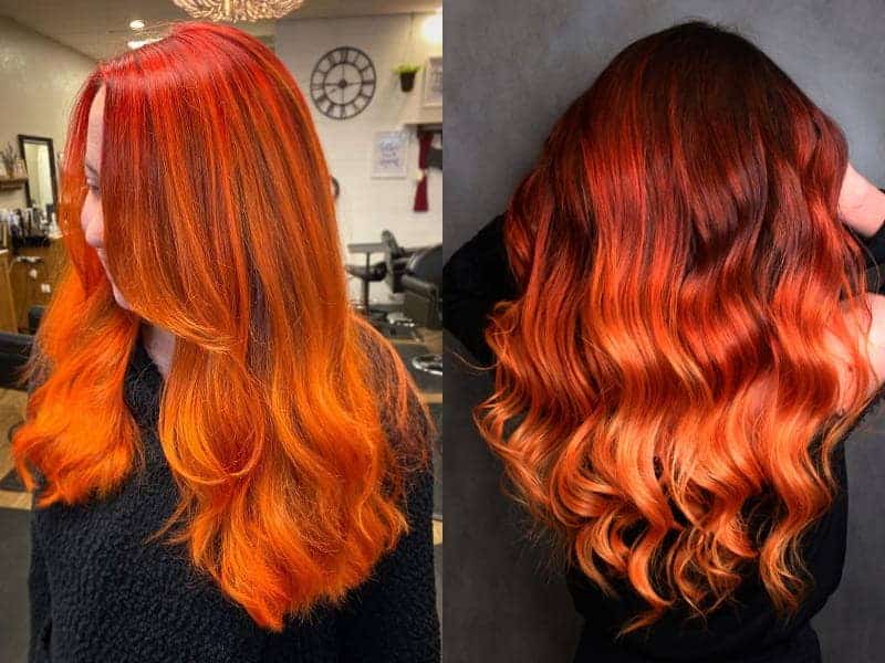 Fire Orange Hair