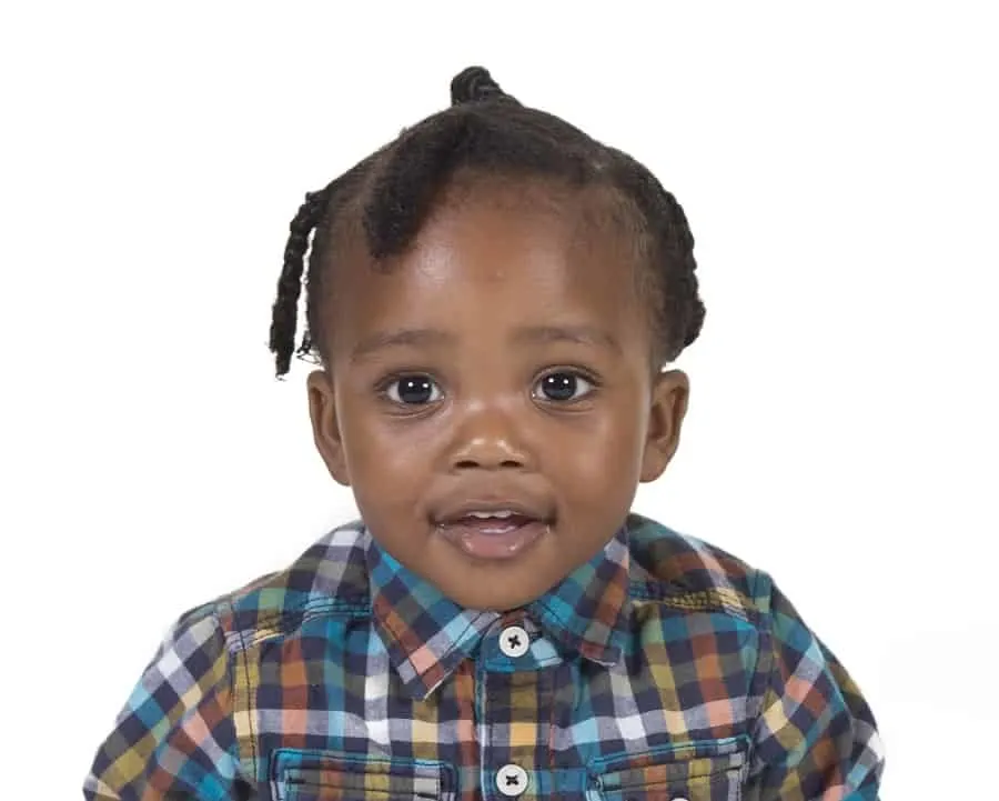 first haircut with dreads for black baby boy