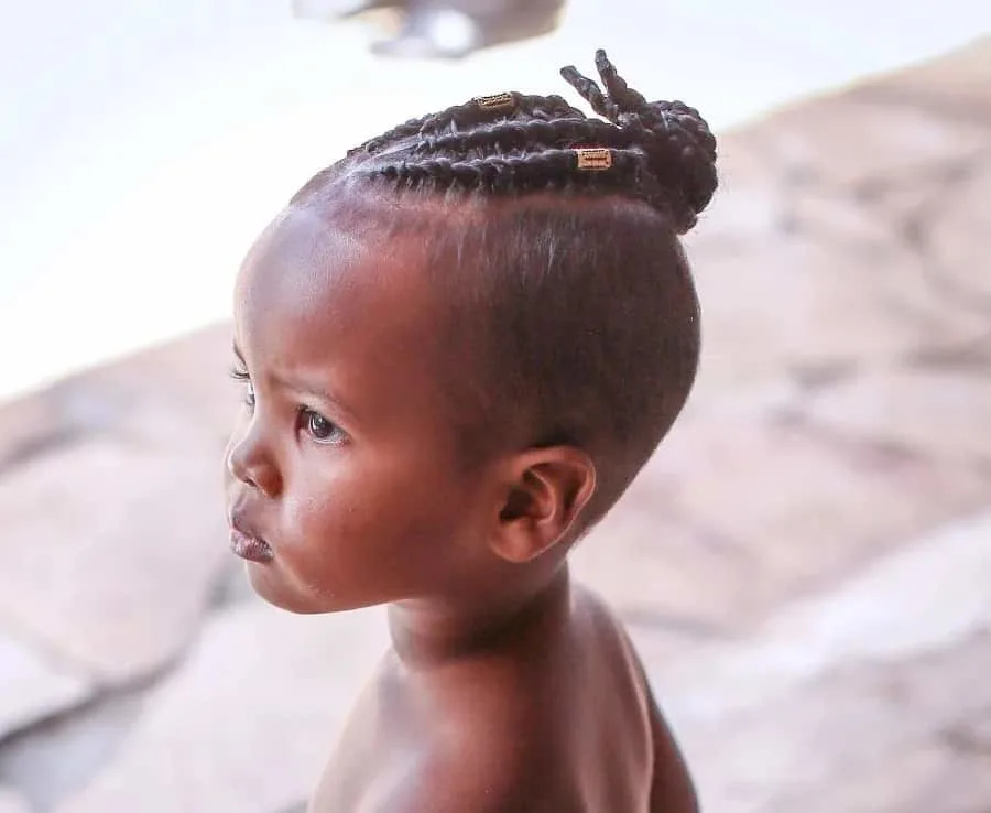 first haircut for black baby boy