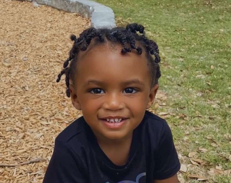 first twisted hair for black baby boy
