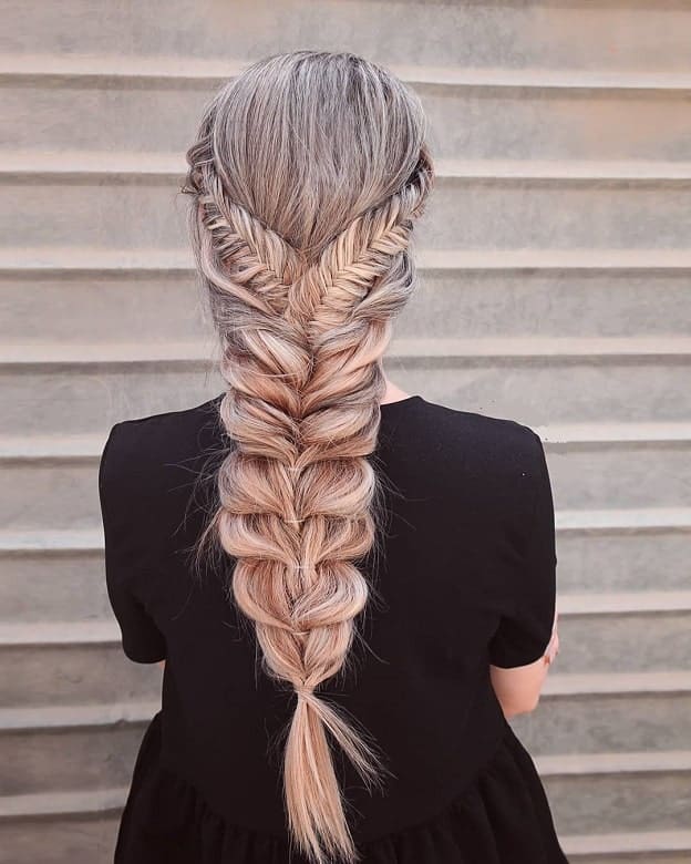 fishtail braid hairstyles