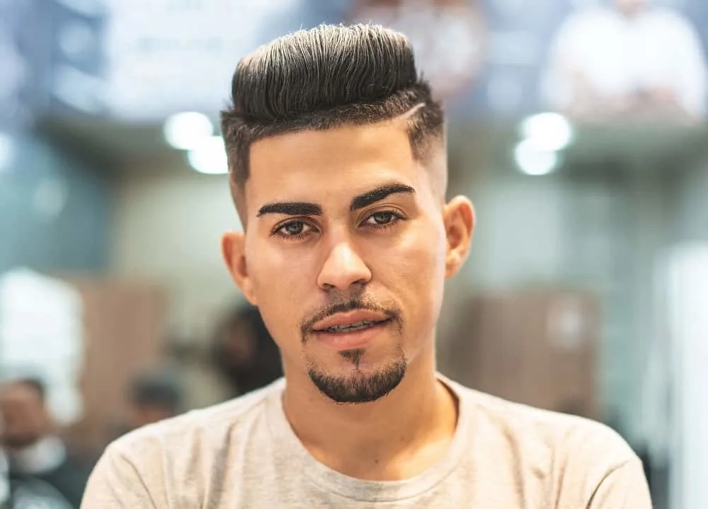 flat top hair with shape up