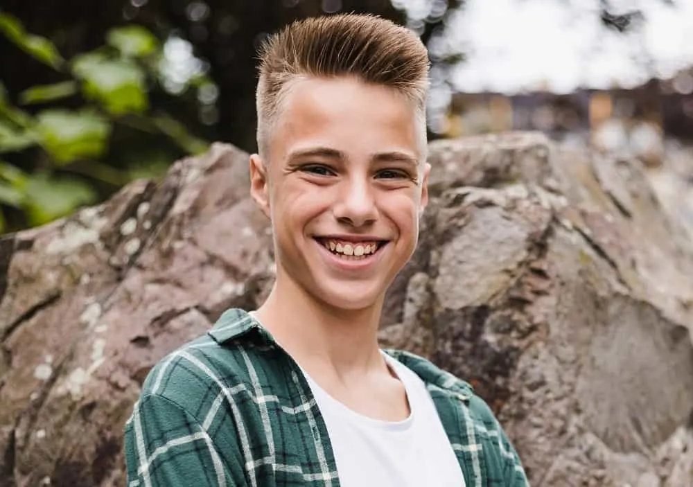 flat top haircut for 12 year old boys