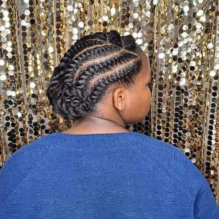 Flat Twisted Weave Hairstyle
