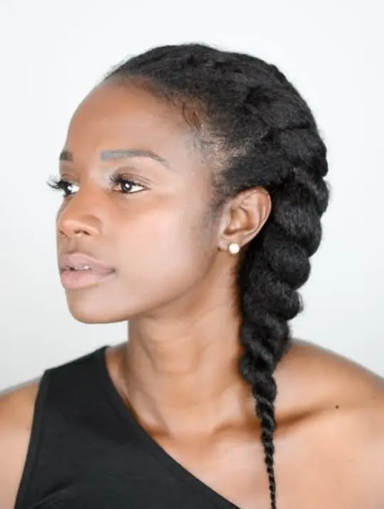 jumbo flat twist for long hair