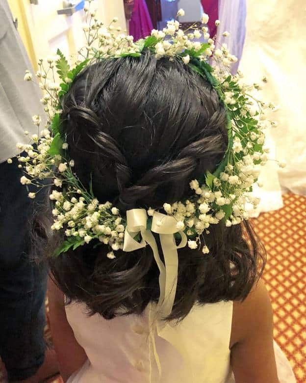 70 Cutest Flower Girl Hairstyles For Little Girls