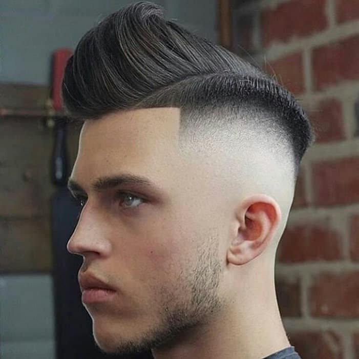 Fohawk Taper Fade Hairstyle Men