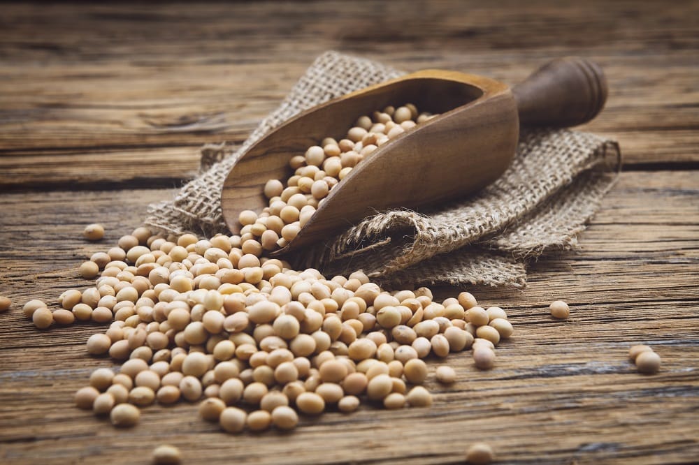 foods for hair growth - Soybeans