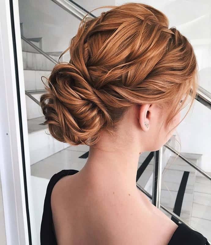 Formal Bun Hairstyle for Women with Long Hair
