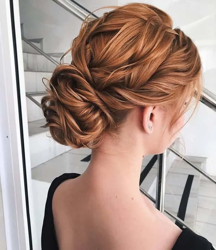 Formal Bun Hairstyle for Women with Long Hair