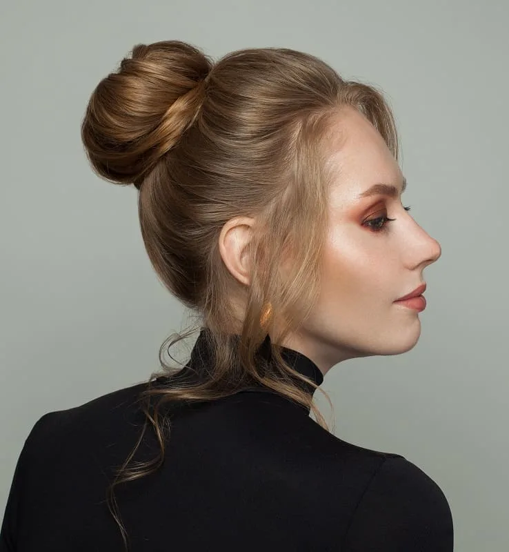 formal bun updo