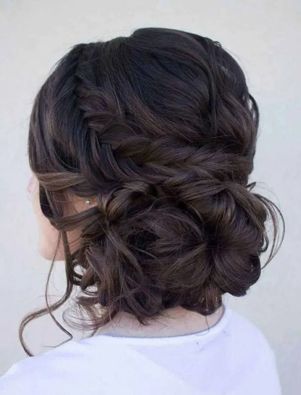 tousled updo hairstyles for every formal programme
