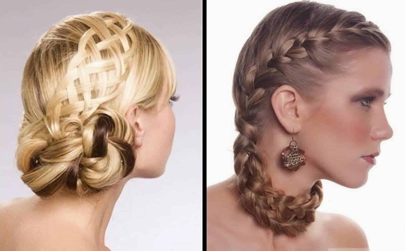 entwined formal hairstyles for women
