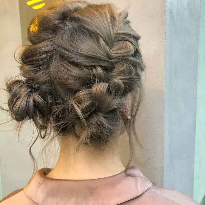 french braids for short hair