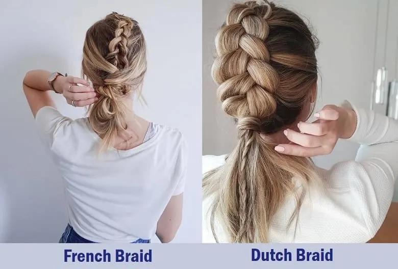 French Braid Vs Dutch Braid