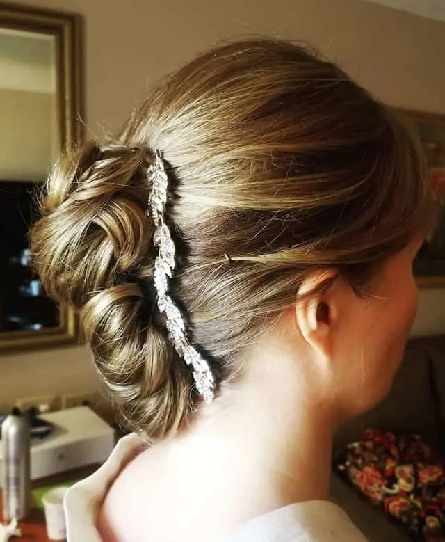 french twist hairstyle for wedding