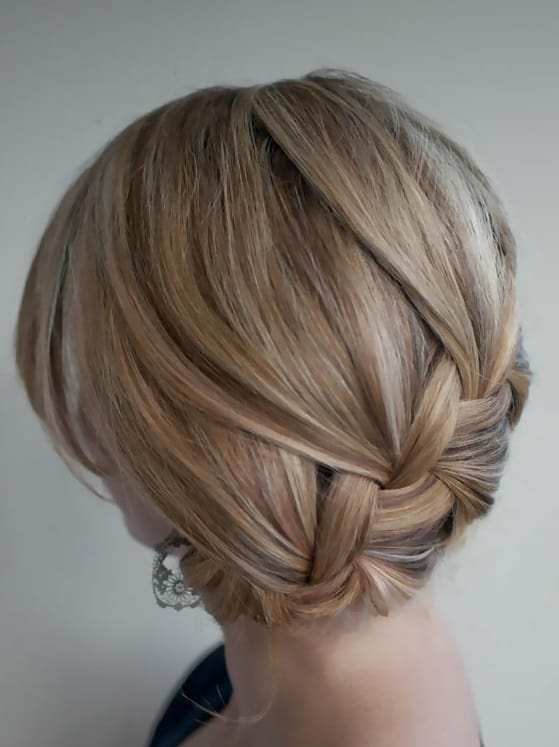 side french twist updo