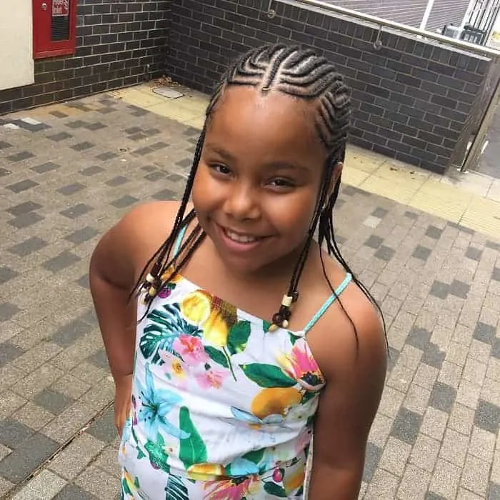 Little Girl's Fulani Braids