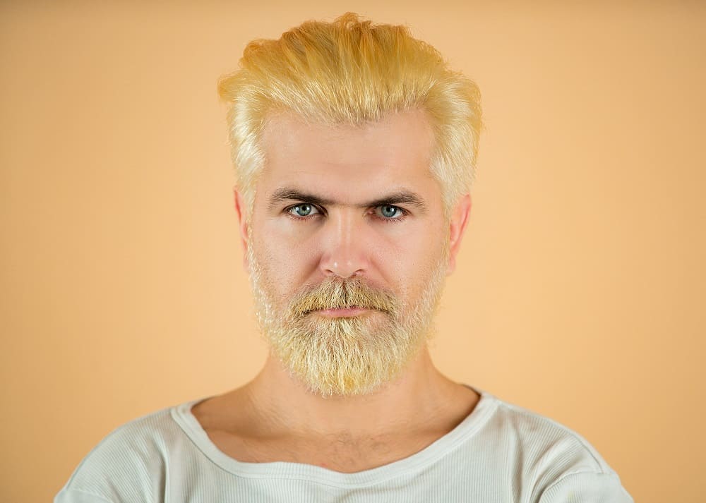 full blonde beard