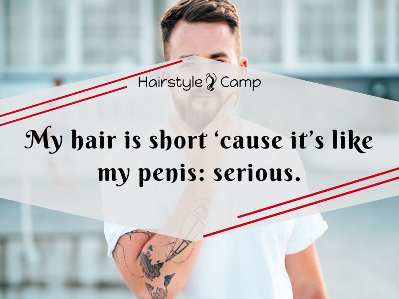 funny hair quotes for short hair