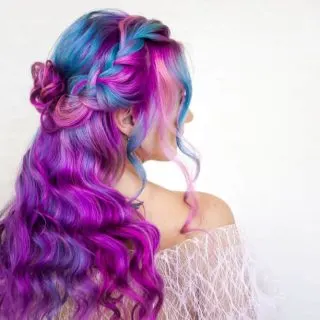 galaxy hairstyle