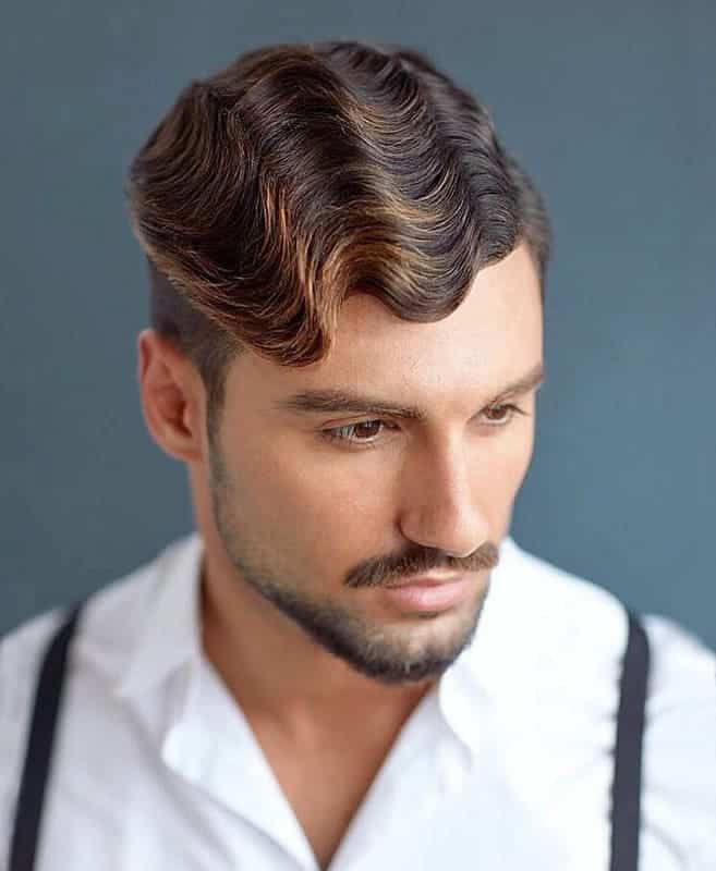 Wavy German Hairstyle for Men