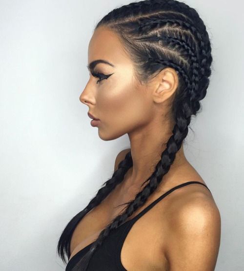 favorite Faux braids ghana hairstyle for girl 