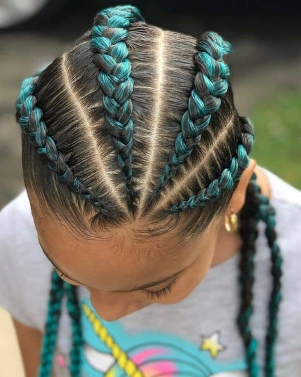 textured jumbo Ghana braids