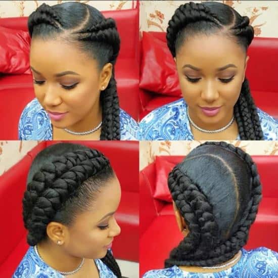 ghana weaving hairstyles for women