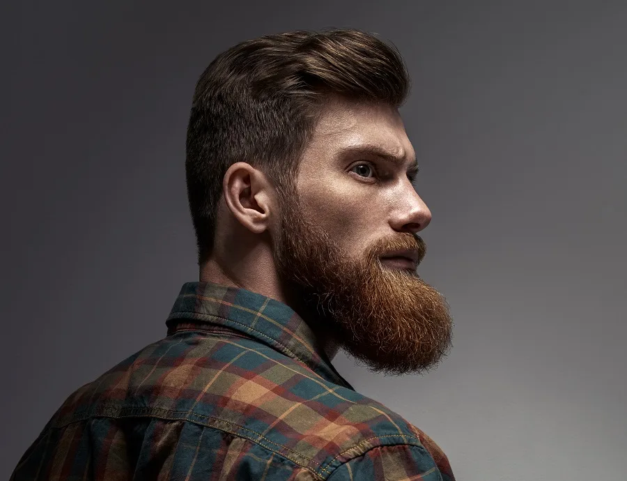 ginger tapered beard