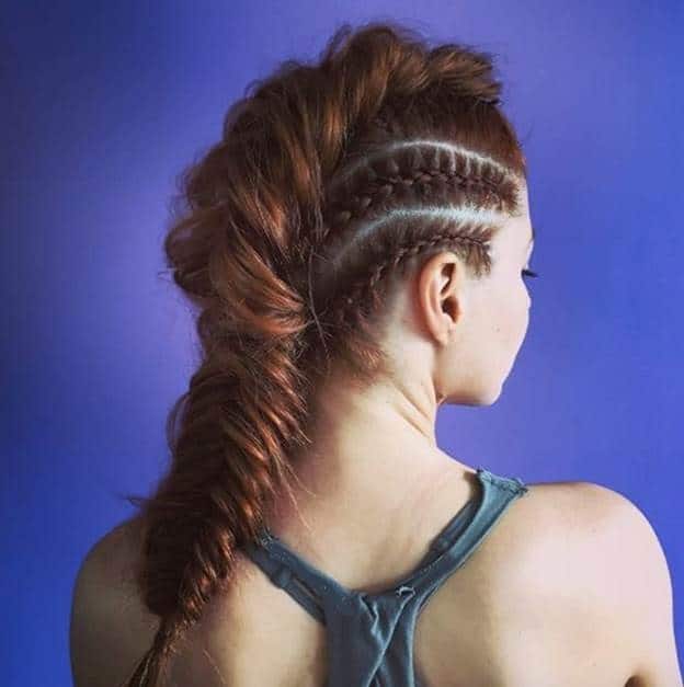 fishtail mohawk braids for girls