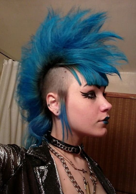 colorful mohawk hairstyles for girls