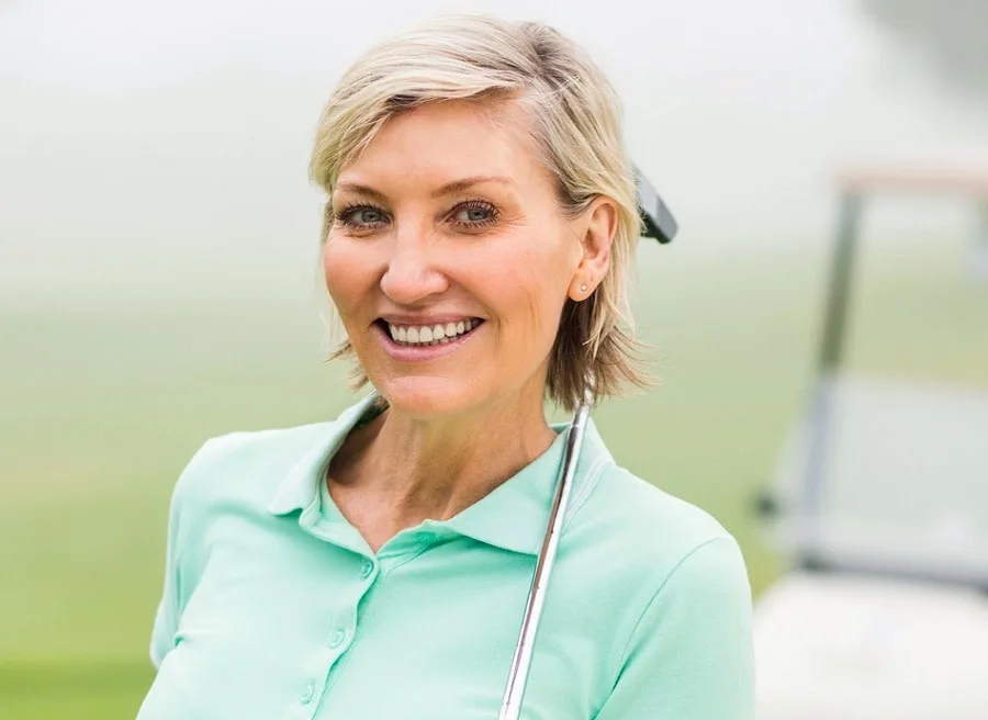 golf hairstyle for women over 50