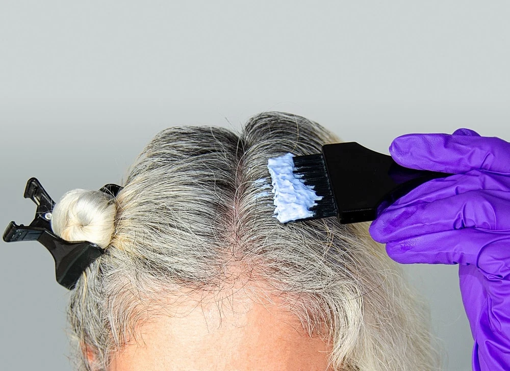 gray hair mistakes - using harsh dye