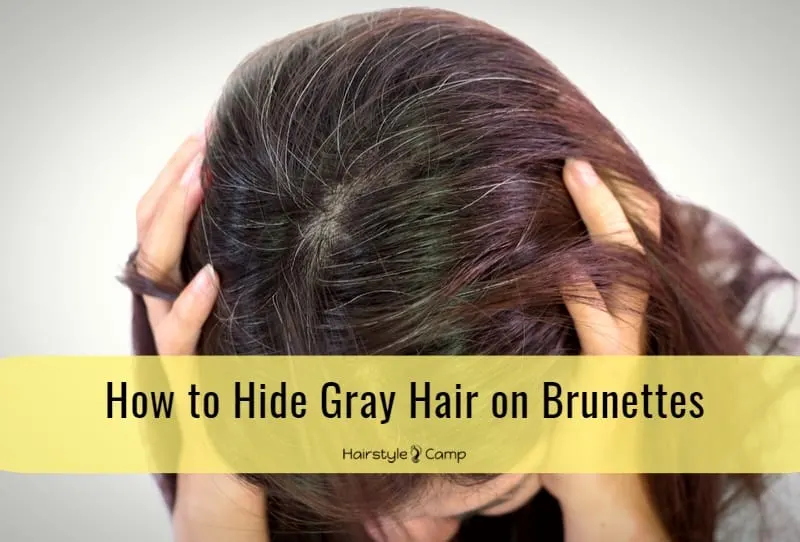 How to Hide Gray Hair on Brunettes – HairstyleCamp