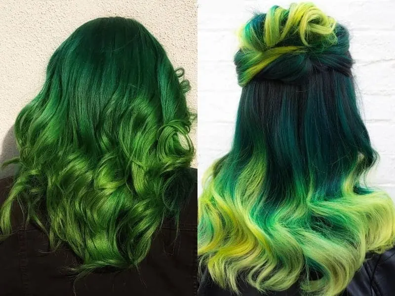 43 Unboring Styles With Green Hair Color (2023 Trends)