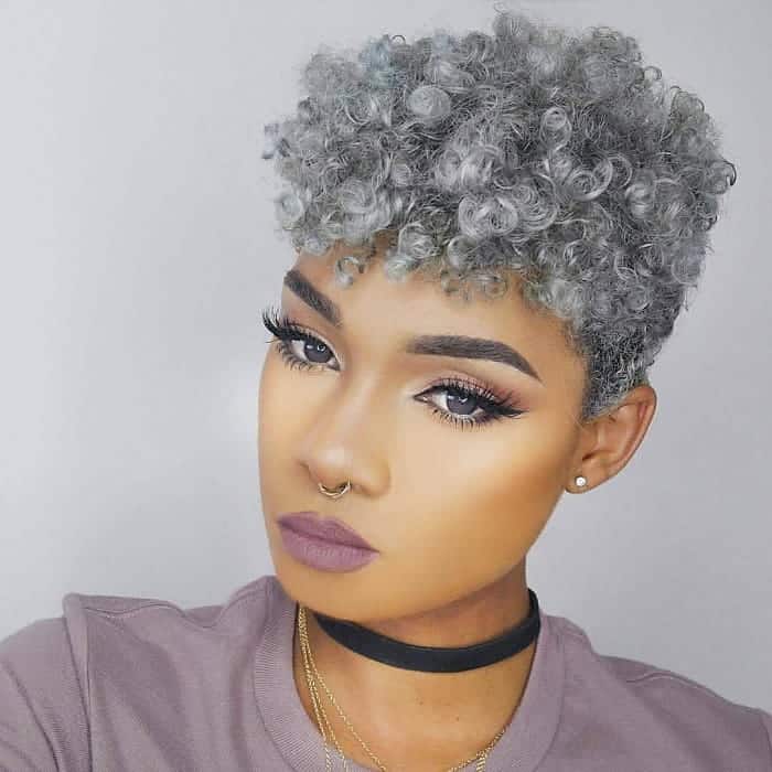 Grey Curly Hair 15 Beautiful Styles To Rock On