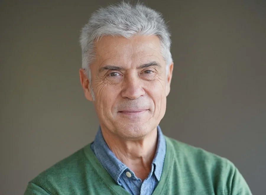 grey hair for men over 70