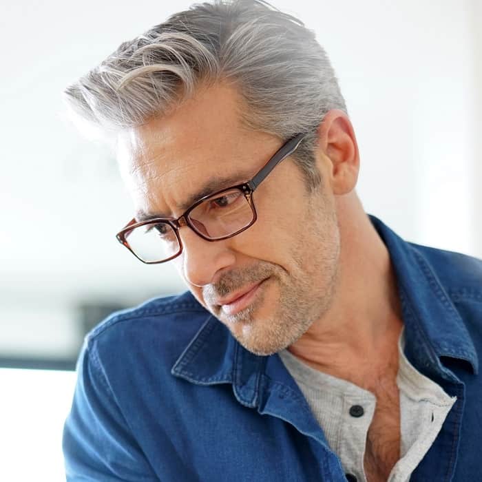 Hairstyles for Men with Grey Hair