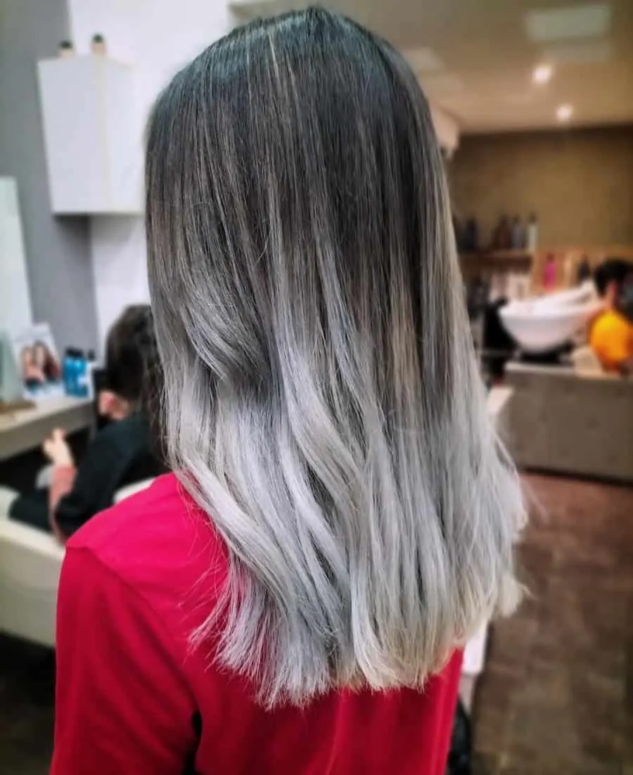 grey ombre hair