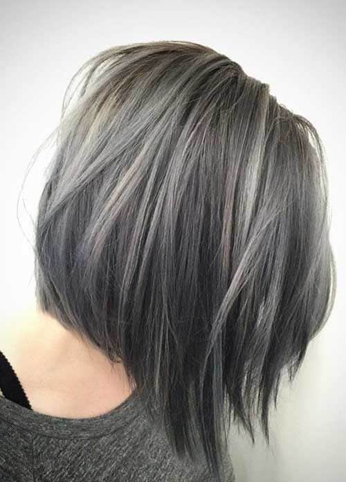 7 Best Short Grey Ombre Hairstyles For Women In 2020