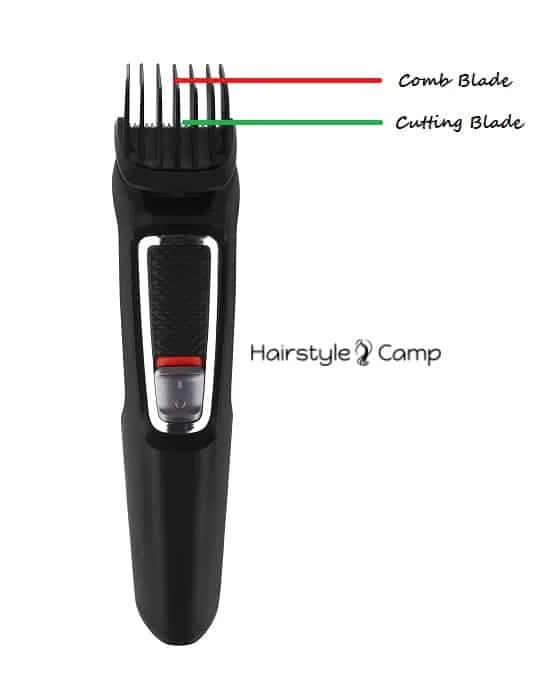 comb blade and cutting blade of hair clipper