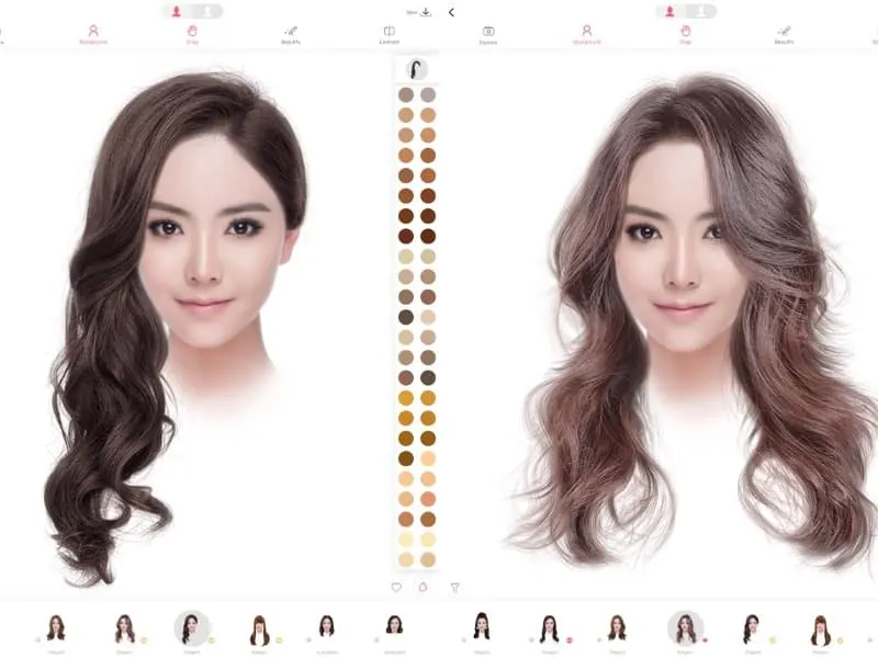 i Hairstyle-hair color changer