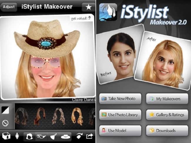 iStylist Makeover - top hair color changer app