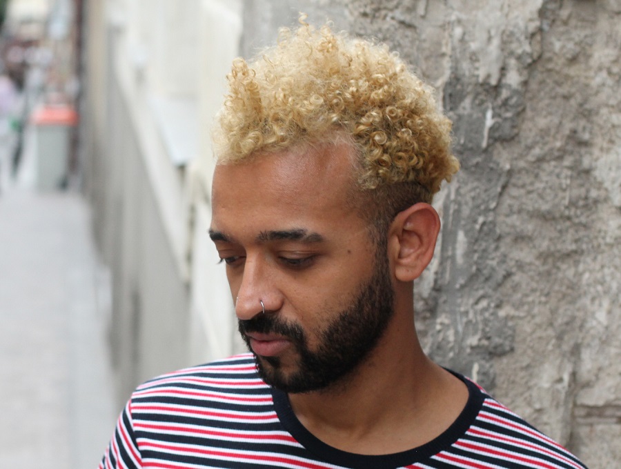man with blonde hair
